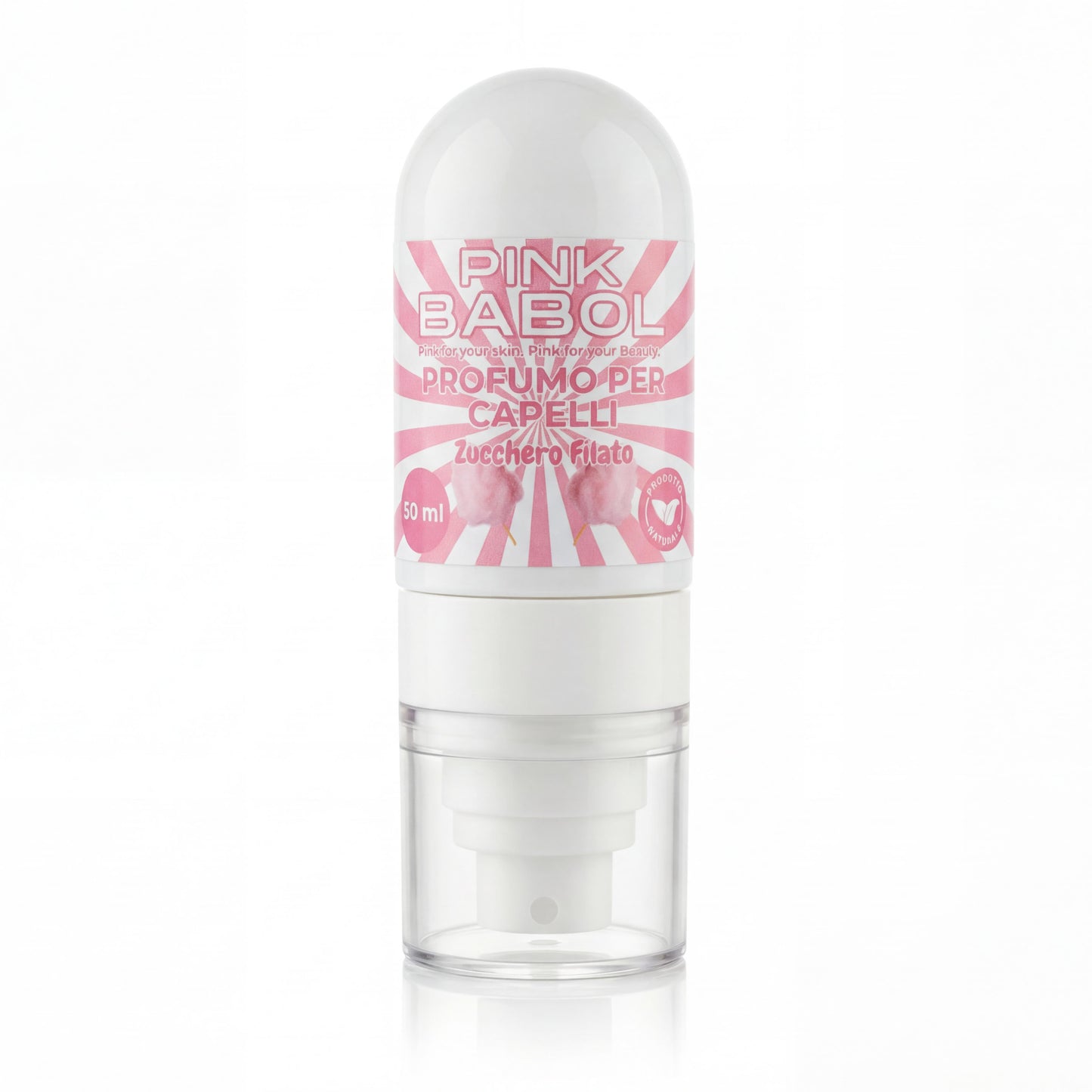 Profumo per Capelli con Cheratina e Estratto di Ortica - Profuma, Rinforza e Purifica la Chioma-Pink Babol