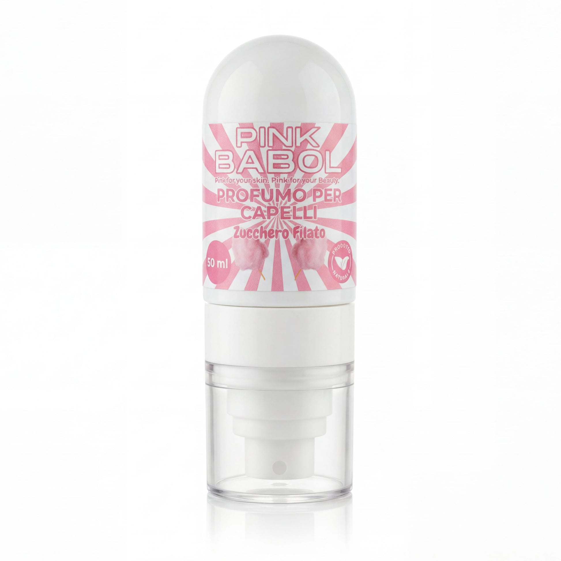 Profumo per Capelli con Cheratina e Estratto di Ortica - Profuma, Rinforza e Purifica la Chioma-Pink Babol