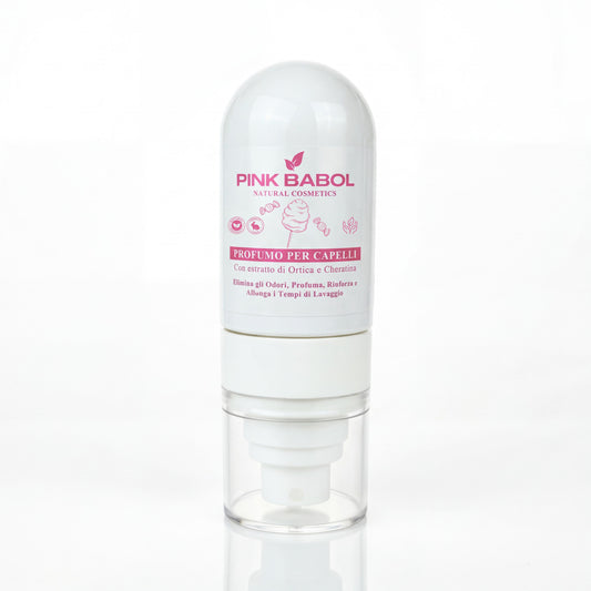 Profumo per Capelli con Cheratina e Estratto di Ortica - Profuma, Rinforza e Purifica la Chioma-Pink Babol