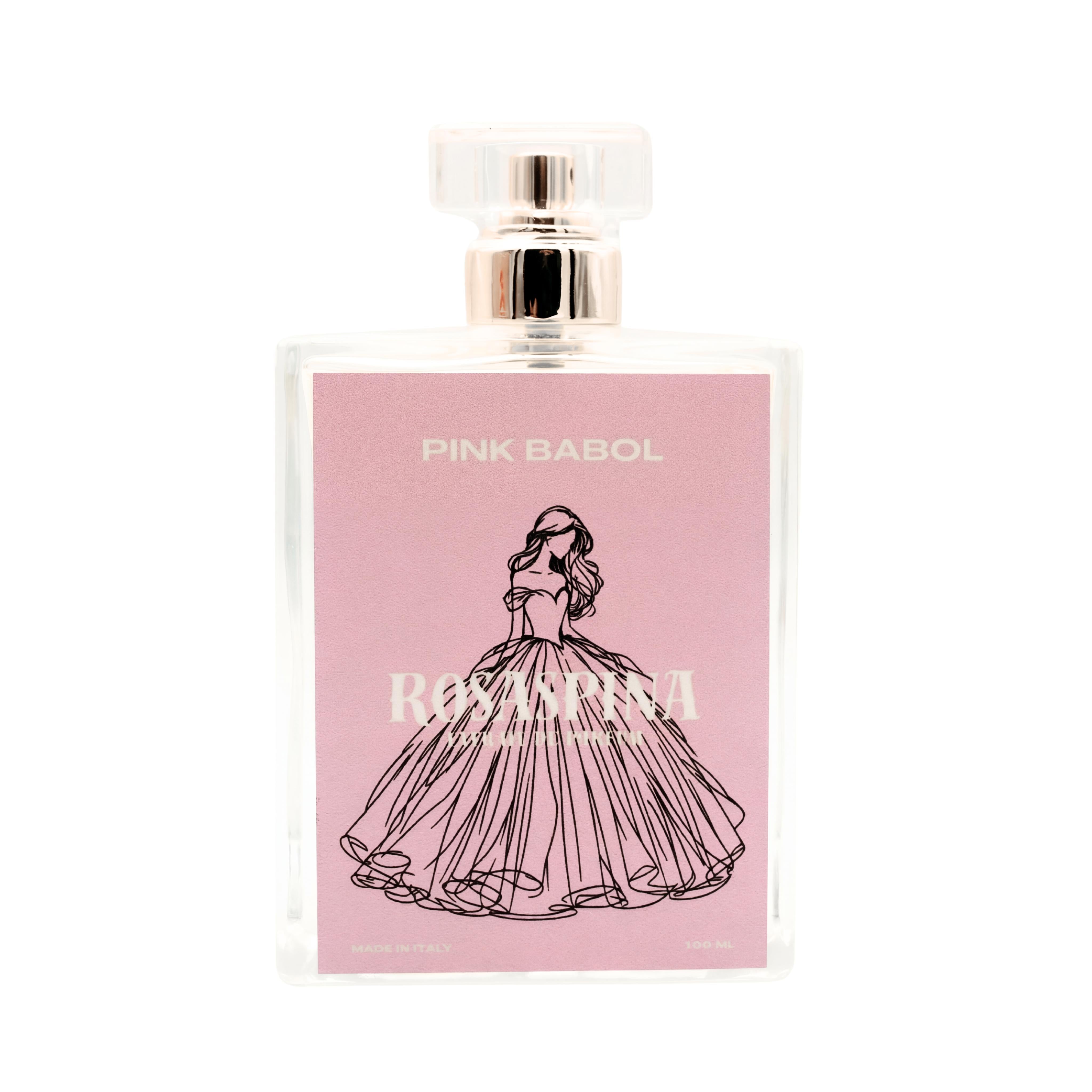 Rosaspina Extrait de Parfum - Cocco, Vaniglia, Gelsomino, Rosa, Ylang Ylang. UNISEX-Pink Babol