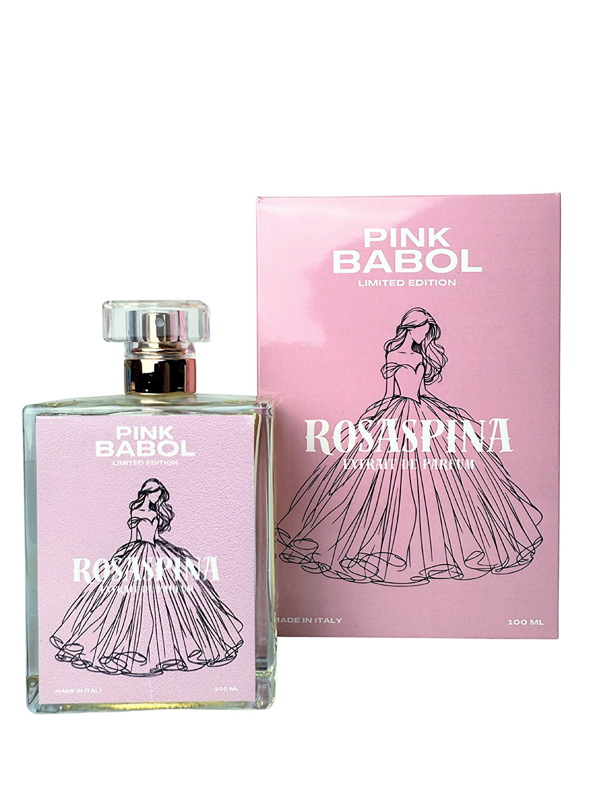 Rosaspina Extrait de Parfum - Cocco, Vaniglia, Gelsomino, Rosa, Ylang Ylang. UNISEX-Pink Babol
