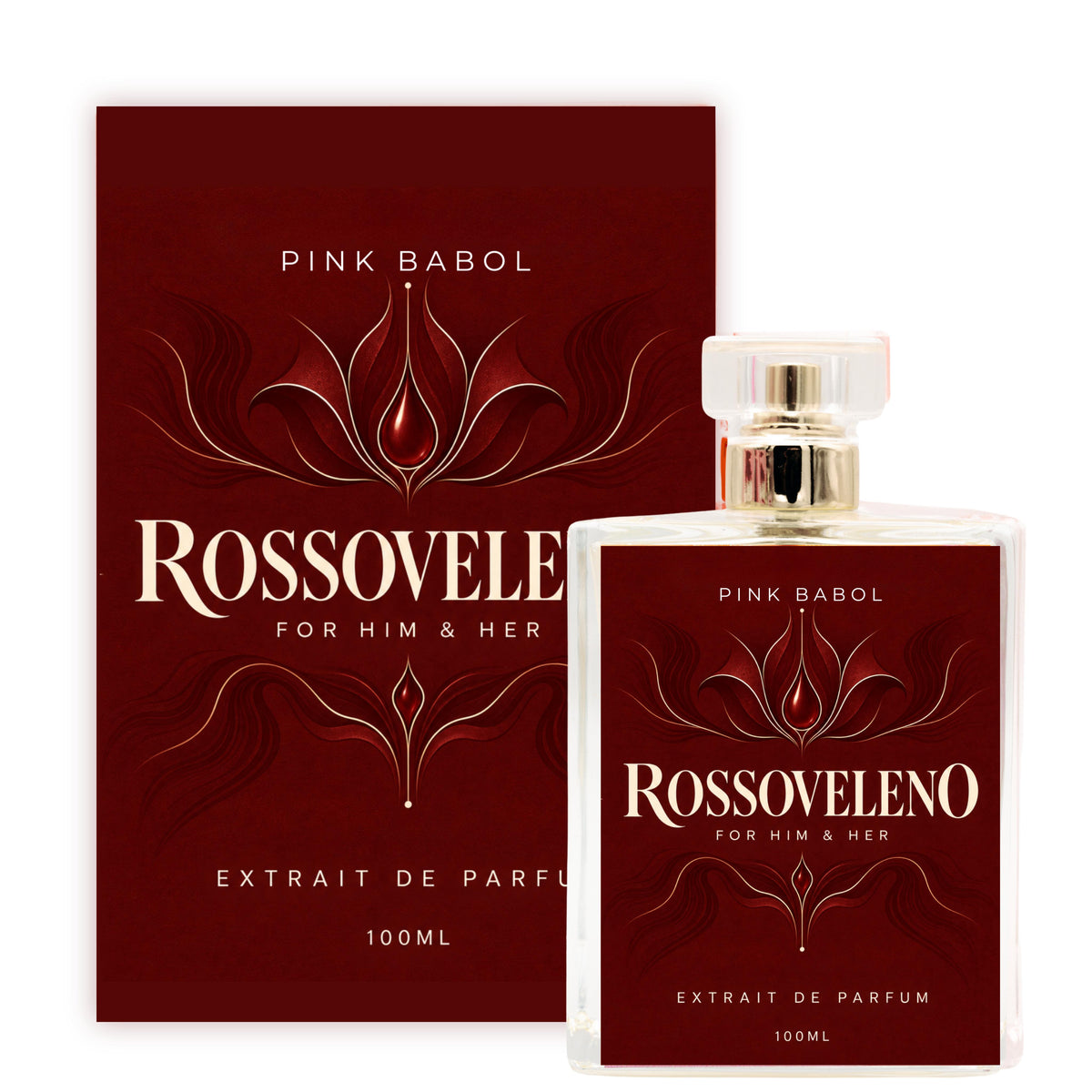 Rossoveleno Extrait de Parfum – Frutto della Passione, Zafferano, Rosa Turca, Legno di Agar, Ambra e Vaniglia – UNISEX-Pink Babol