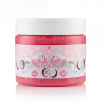 Scrub Corpo Esfoliante e Purificante con microgranuli Naturali, Aloe Vera, Burro di Karité e Olio di Sesamo – Pelle Luminosa, Liscia e Rigenerata-Pink Babol