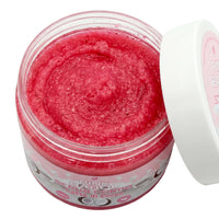 Scrub Corpo Esfoliante e Purificante con microgranuli Naturali, Aloe Vera, Burro di Karité e Olio di Sesamo – Pelle Luminosa, Liscia e Rigenerata-Pink Babol