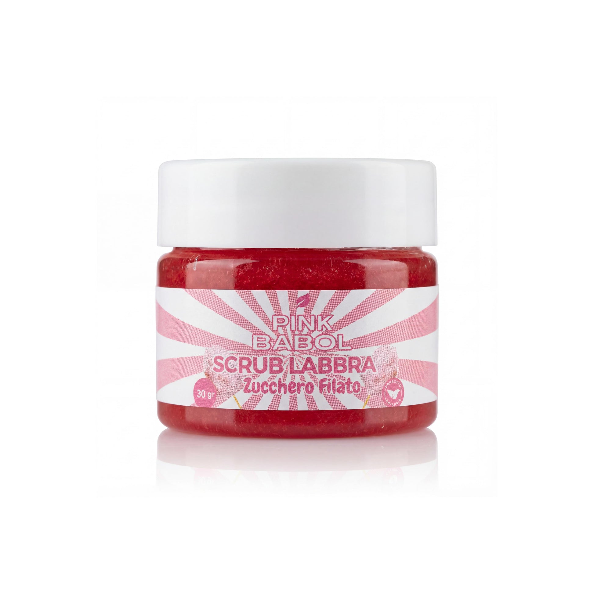 Scrub Labbra con Zucchero Naturale, Aloe Vera e Olio di Mandorle Dolci – Esfoliazione Delicata, Idratazione e Nutrimento Intenso-Pink Babol