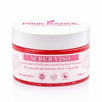 Scrub Viso Esfoliante e Purificante con microgranuli Naturali, Miele e Olio di Sesamo – Pelle Luminosa, Liscia e Rigenerata-Pink Babol