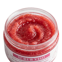 Scrub Viso Esfoliante e Purificante con microgranuli Naturali, Miele e Olio di Sesamo – Pelle Luminosa, Liscia e Rigenerata-Pink Babol