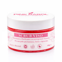 Scrub Viso Esfoliante e Purificante con microgranuli Naturali, Miele e Olio di Sesamo – Pelle Luminosa, Liscia e Rigenerata-Pink Babol