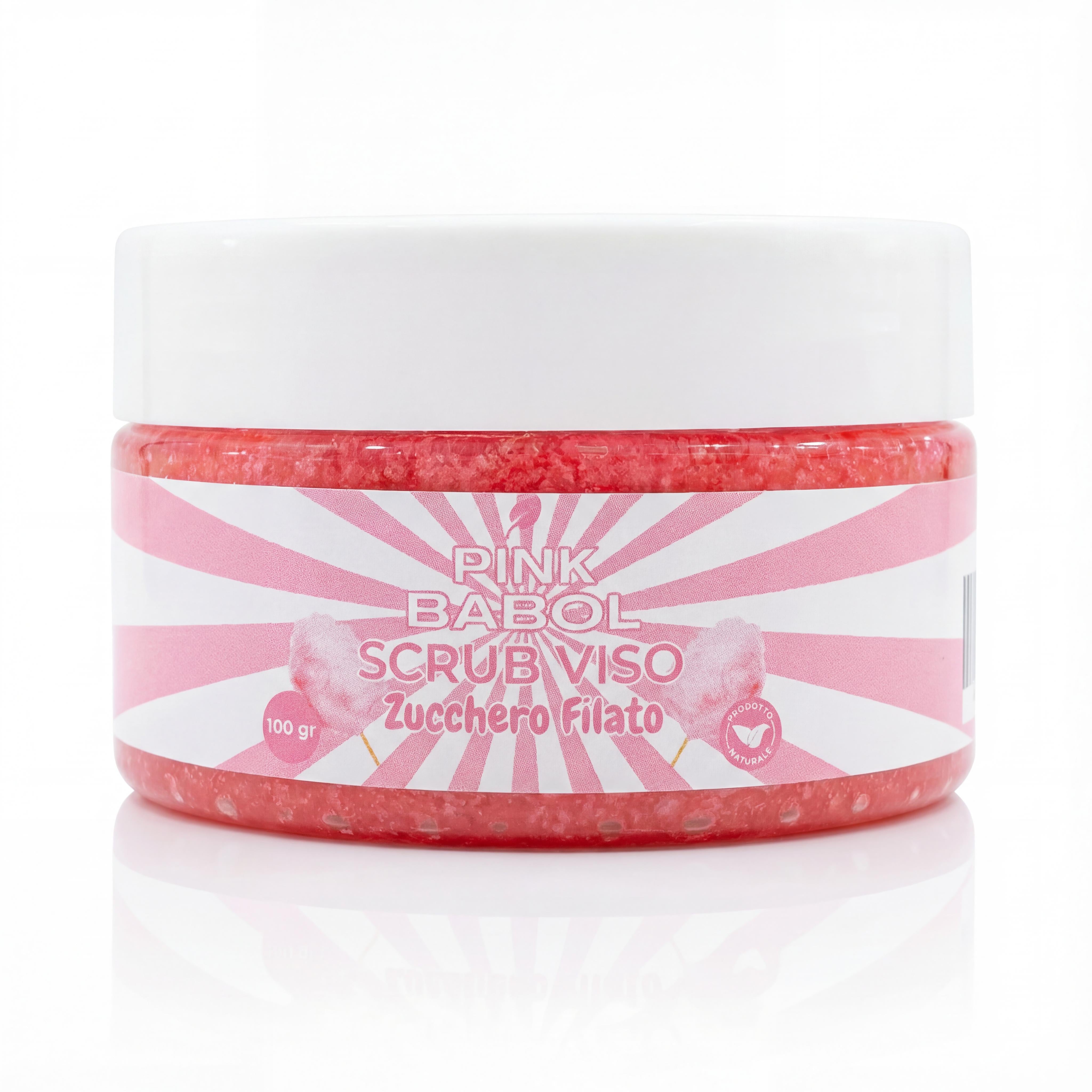 Scrub Viso Esfoliante e Purificante con microgranuli Naturali, Miele e Olio di Sesamo – Pelle Luminosa, Liscia e Rigenerata-Pink Babol