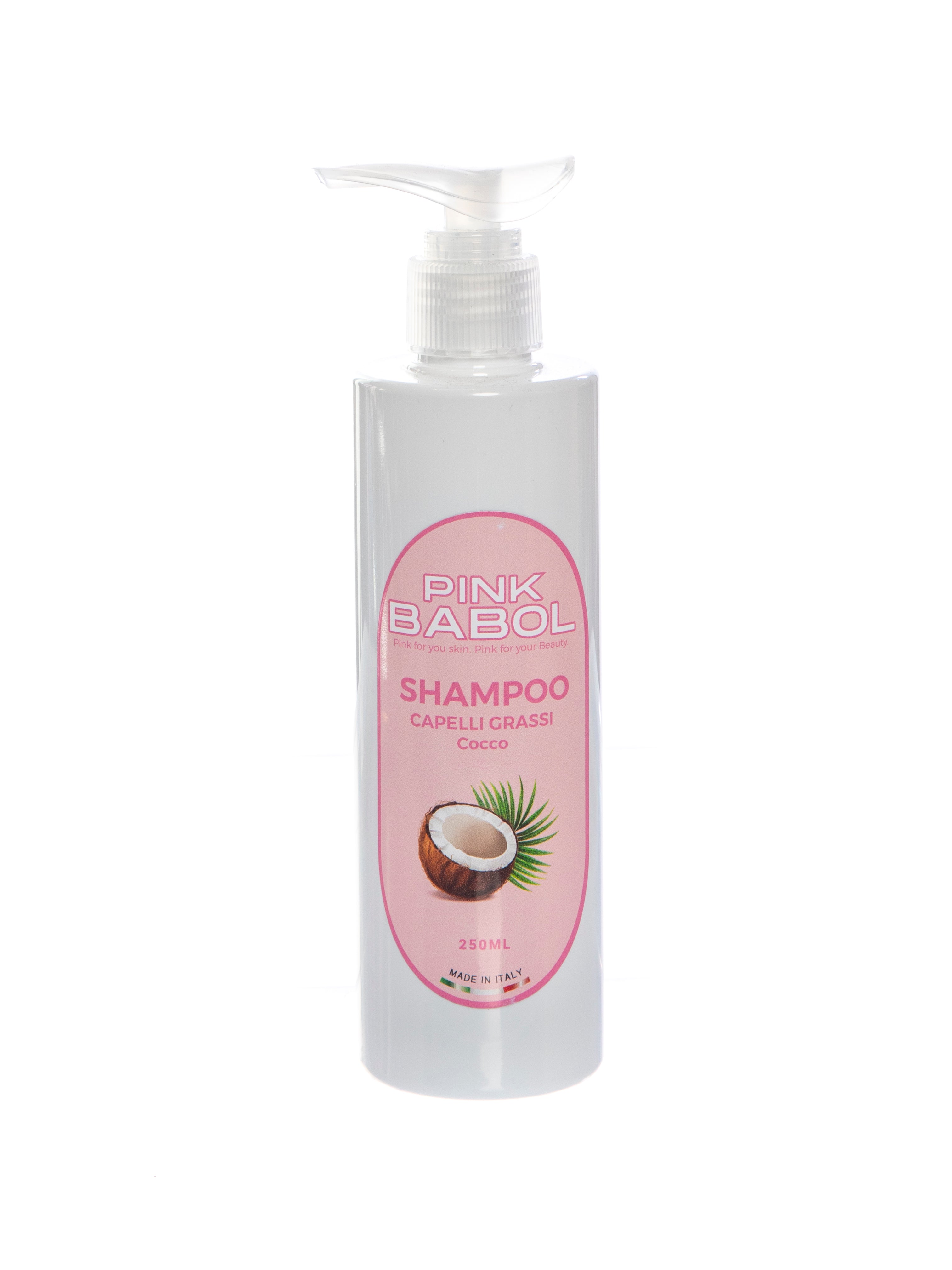 Shampoo per capelli grassi arricchito con cheratina e argilla-Pink Babol