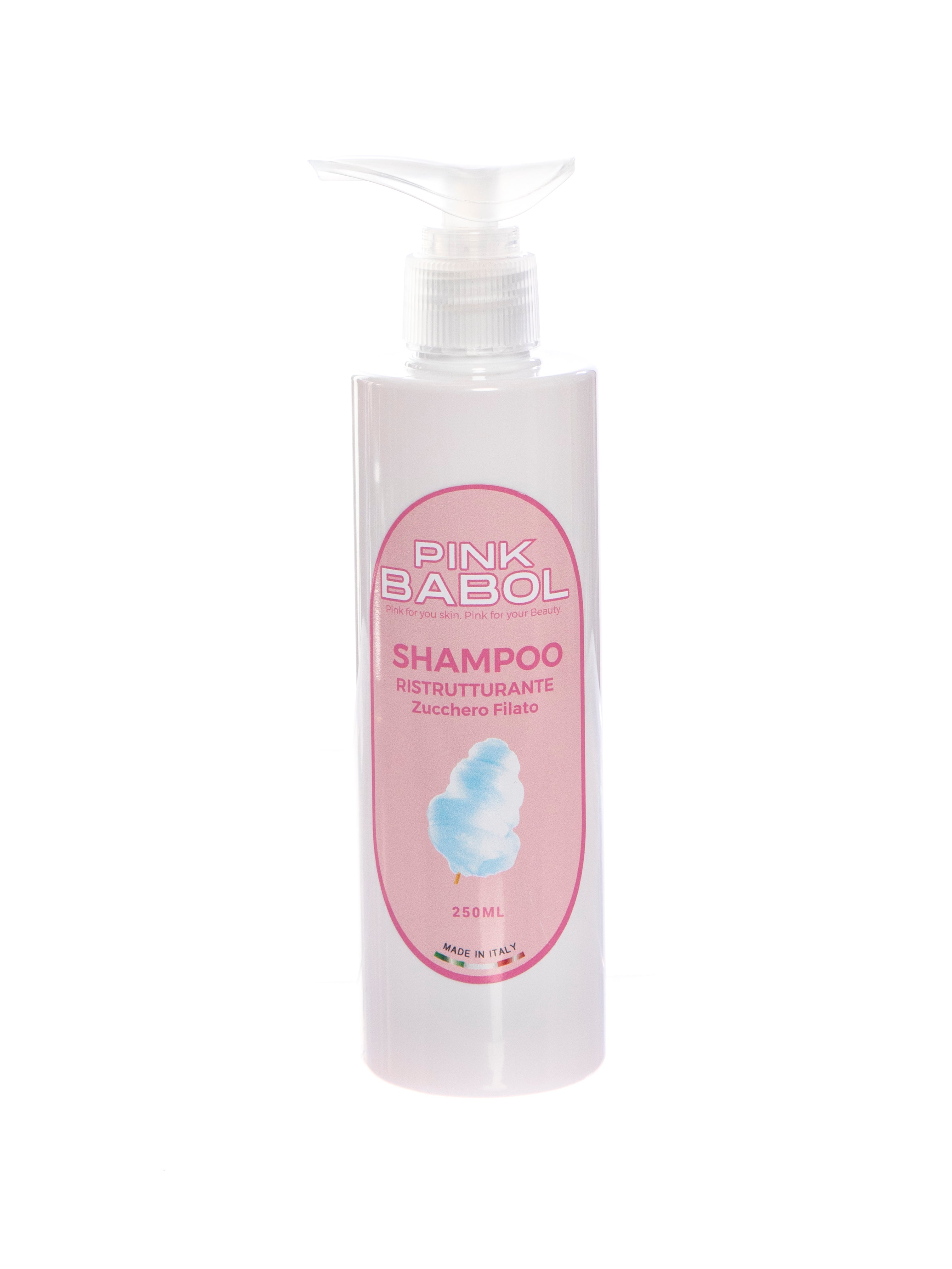 Shampoo ristrutturante arricchito con cheratina-Pink Babol
