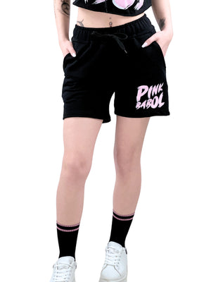 Shorts Pink Babol Paint-Pink Babol