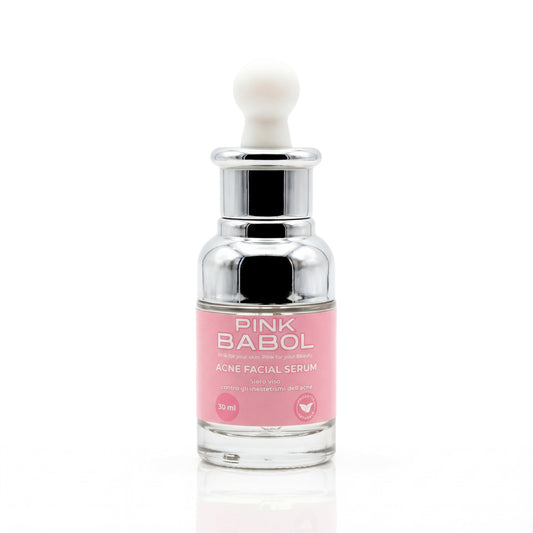 Siero Anti Acne e Imperfezioni con Acido Salicilico, Acido Azelaico e Tea Tree Oil - Purificante, Sebo-Riequilibrante e Anti-Imperfezioni-Pink Babol