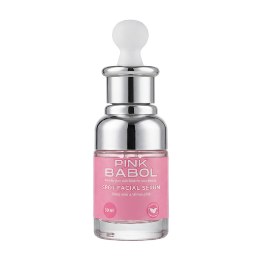 Siero Viso Anti-Macchie e imperfezioni con Acido Salicilico, Acido Azelaico e Olio di Rosmarino – Uniformante e Illuminante-Pink Babol