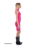 Stivali Texani in pelle con tacco-Pink Babol