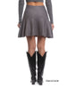 Stivali Texani in pelle con tacco-Pink Babol