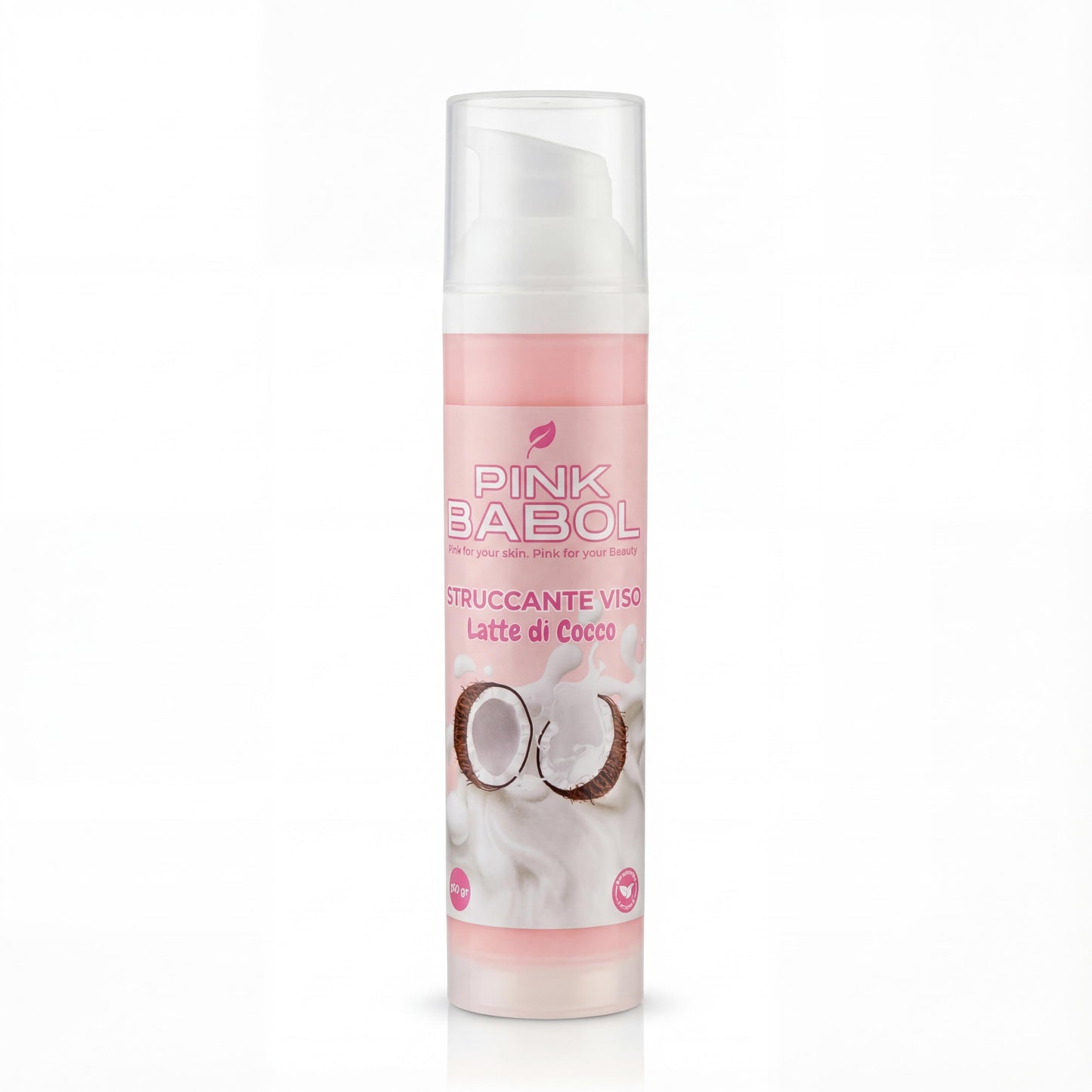 Struccante Viso in crema con Aloe Vera & Olio di Macadamia e Girasole – Delicato, Idratante e Nutriente. Rimuove anche il trucco waterproof-Pink Babol