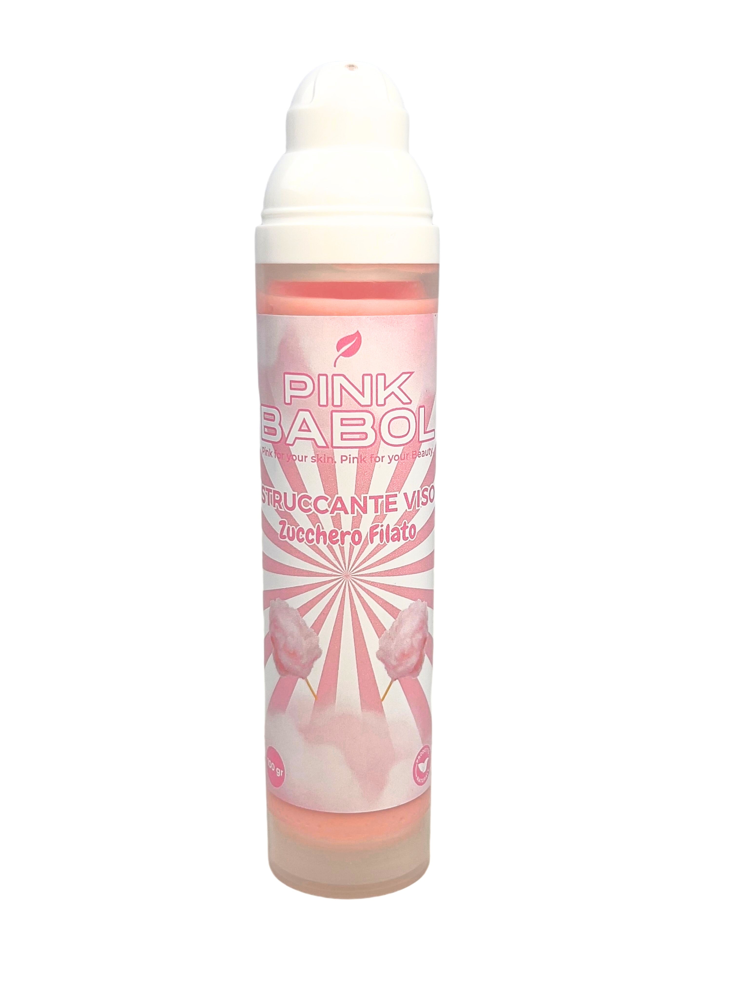 Struccante viso - Arricchito con Aloe Vera e Olio di Macadamia-Pink Babol