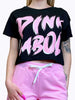 Carica l&#39;immagine nel visualizzatore di Gallery, T-Shirt Crop Pink Babol Paint-Pink Babol
