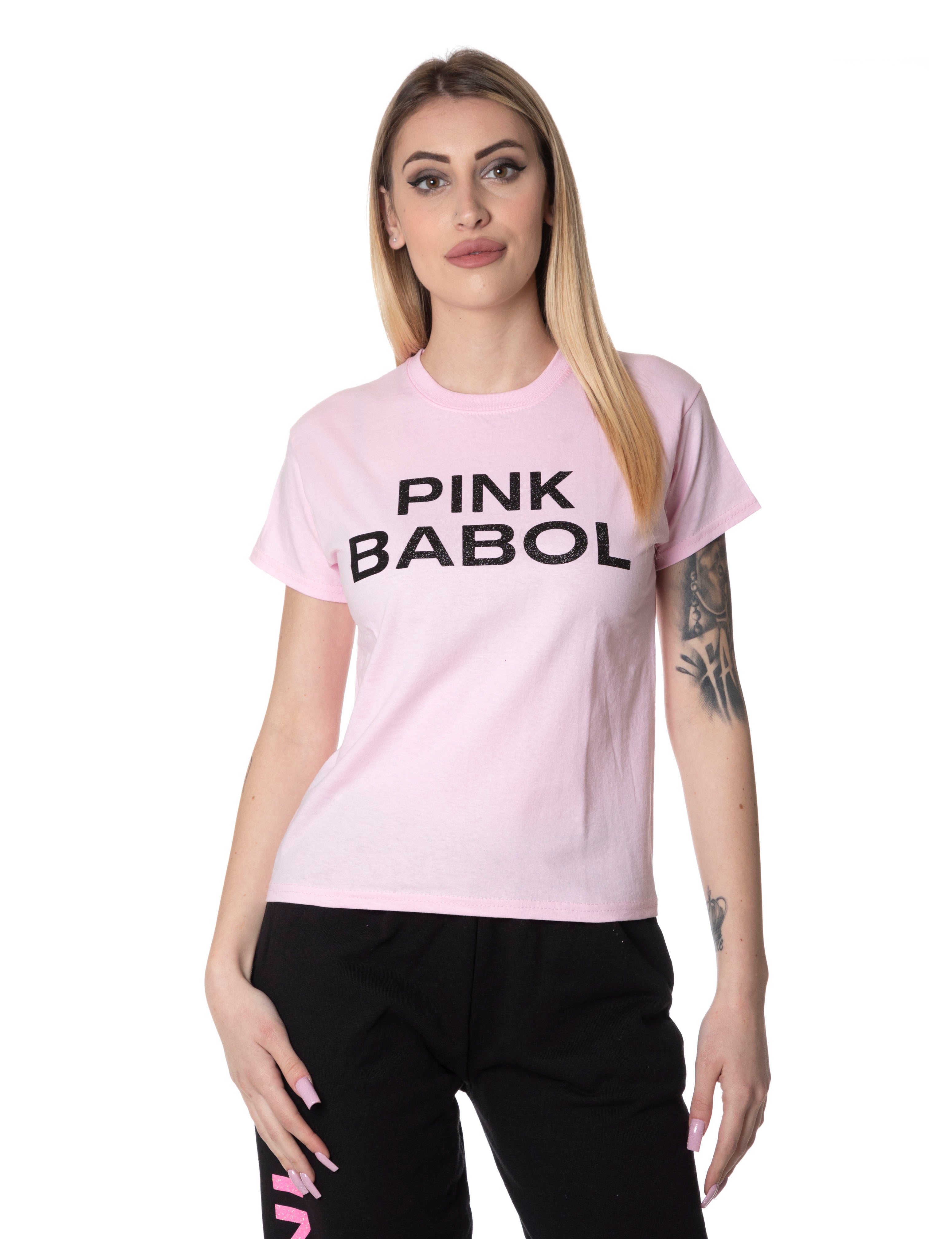 T-Shirt Regular Pink Babol Glitter-Pink Babol