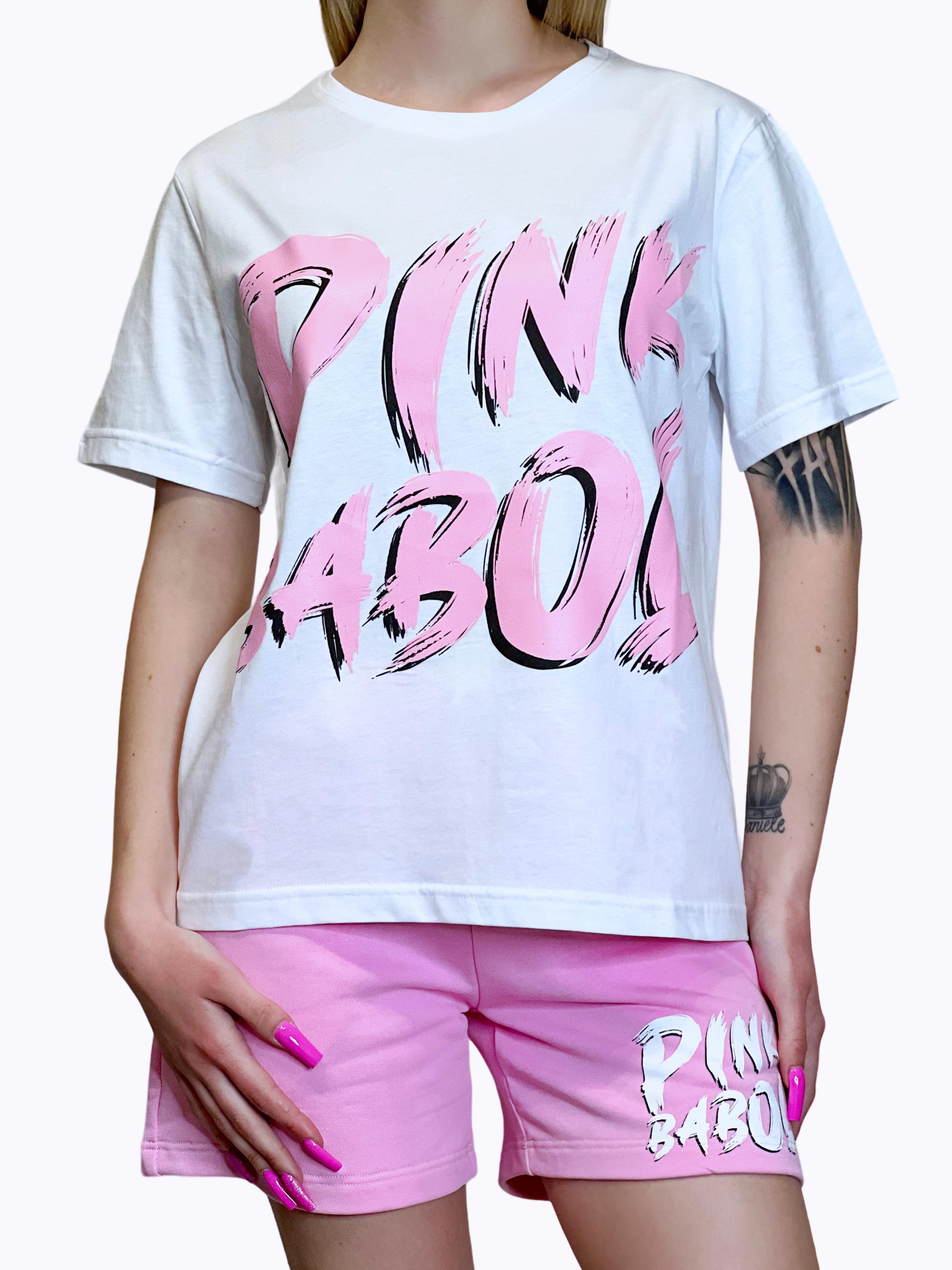 T-Shirt Regular Pink Babol Paint-Pink Babol