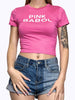 Carica l&#39;immagine nel visualizzatore di Gallery, T-Shirt Slim elasticizzata Pink Babol Glitter-Pink Babol