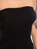 Tubino imbottito con strass-Pink Babol
