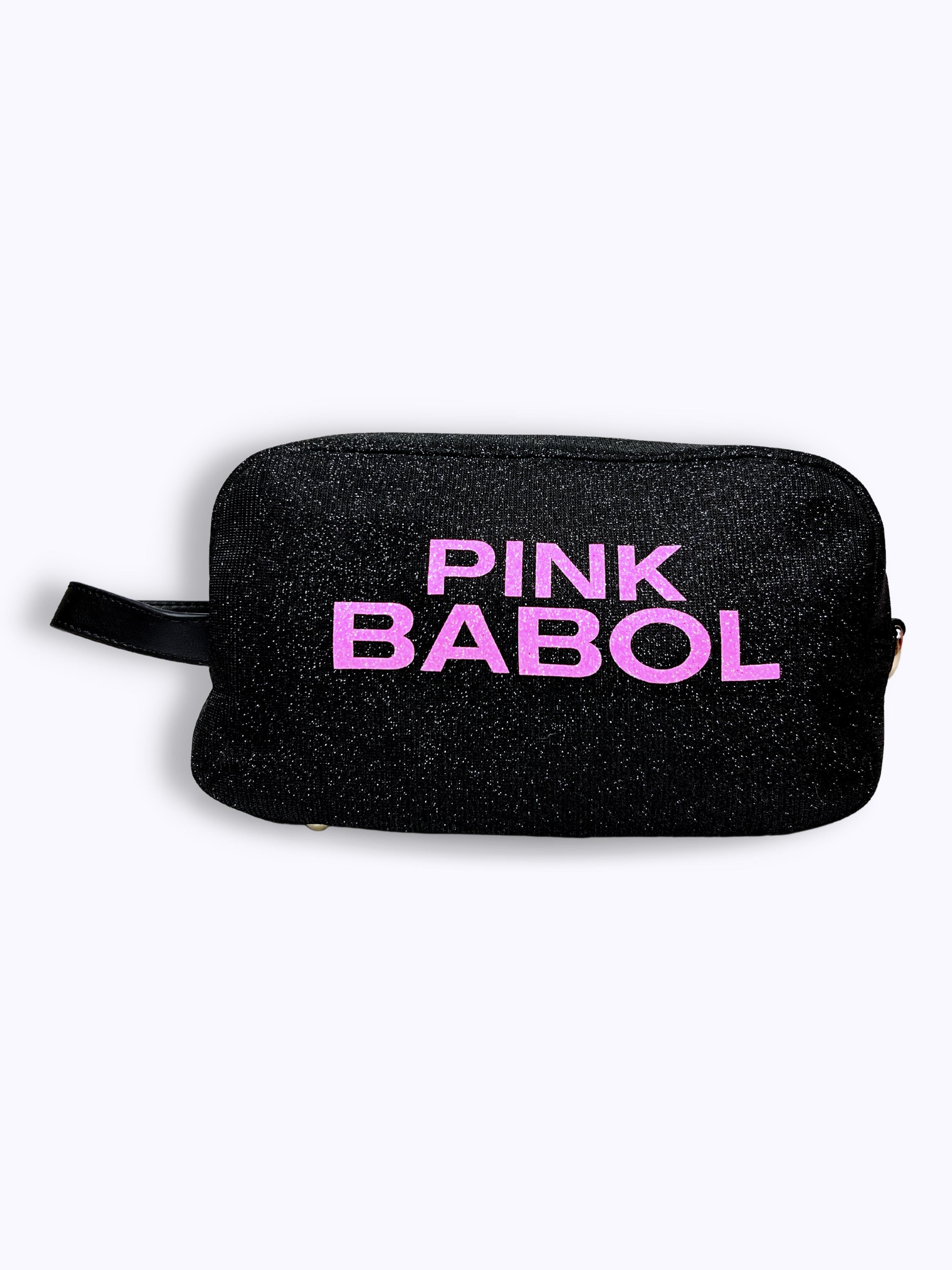 Beauty Case Pink Babol Glitter-Pink Babol
